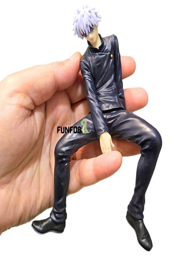 FUNFOB Jujutsu Kaisen Gojo Action Figure Height -15.5cm Collectible for Anime Fans PVC Multicolour | Gojo with Glare Noodle Topper - Image 4